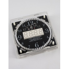 电子时钟diy套件 光控数码管数字显示模块 单片机led时钟元件组装